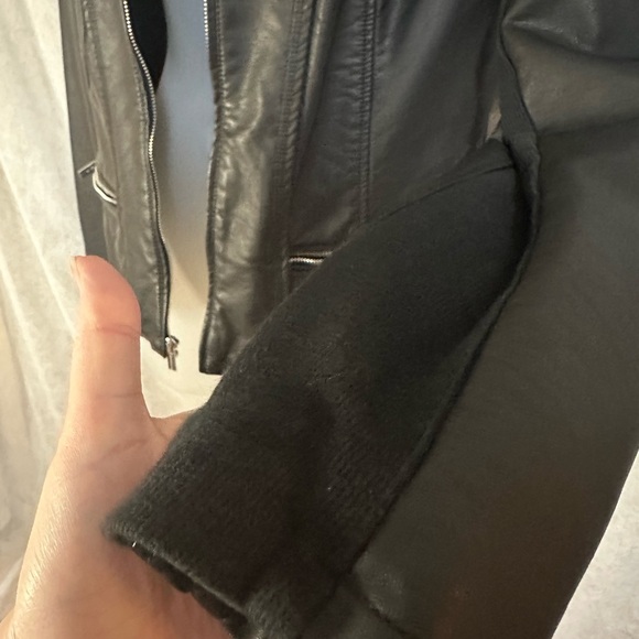 Kenneth Cole Faux Leather Jacket, Size Large - Picture 3 of 10